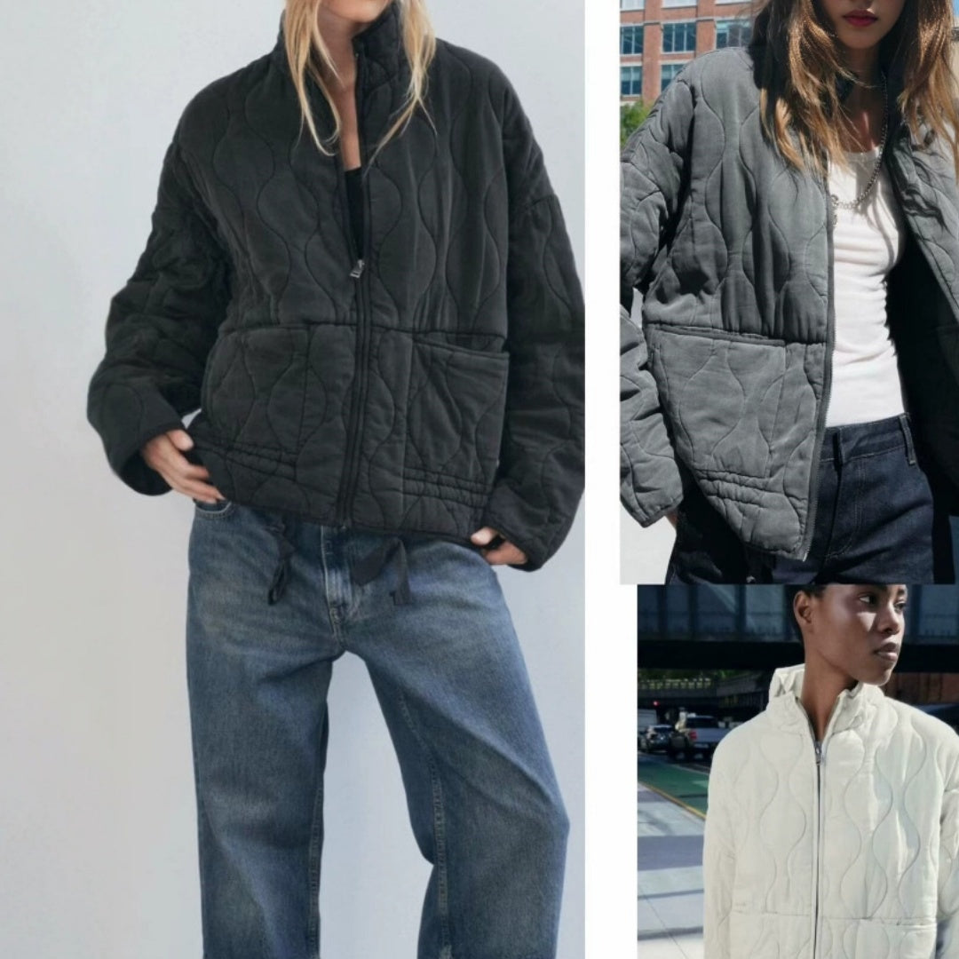 Vintage Stand Collar Jacket