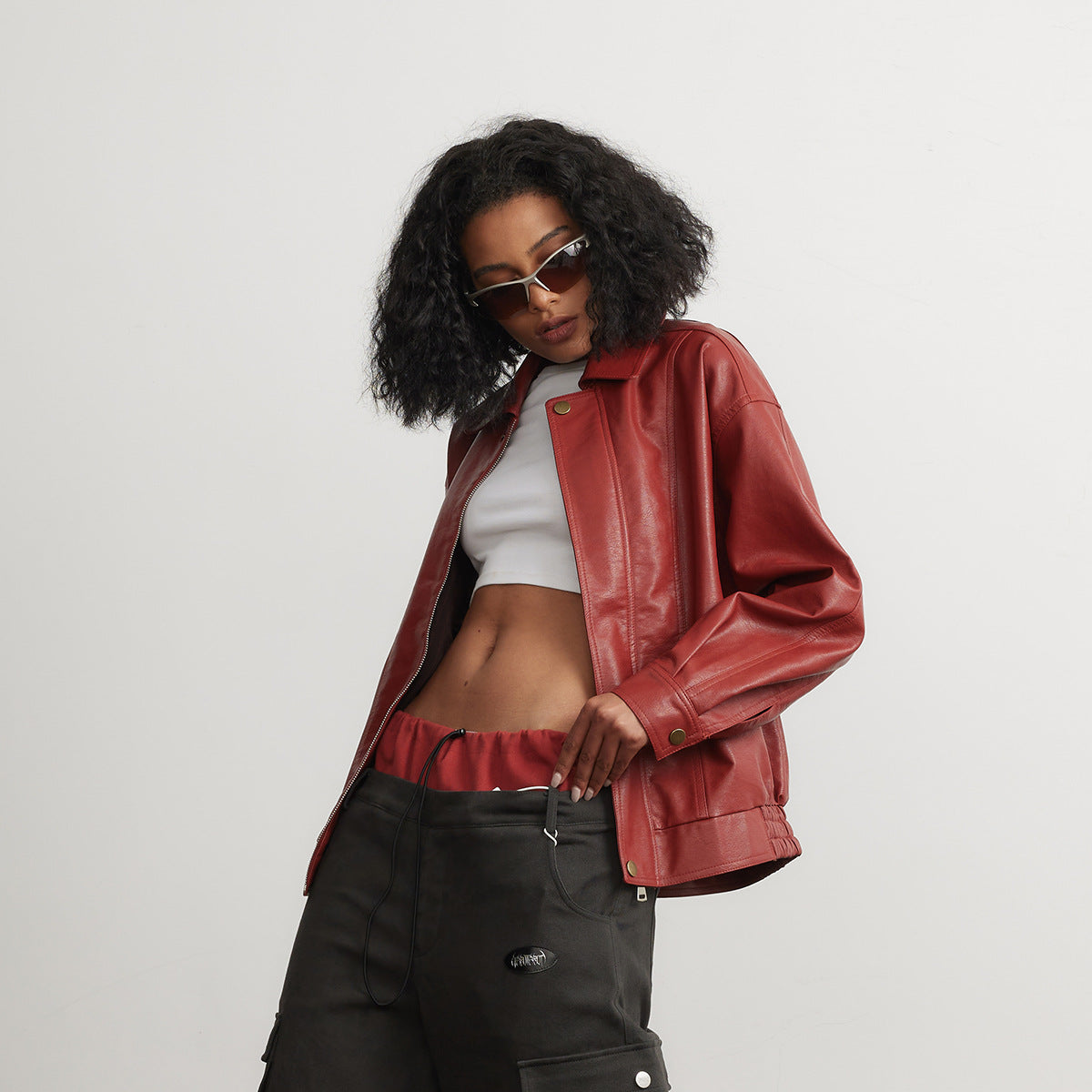 Scarlet Cropped Jacket