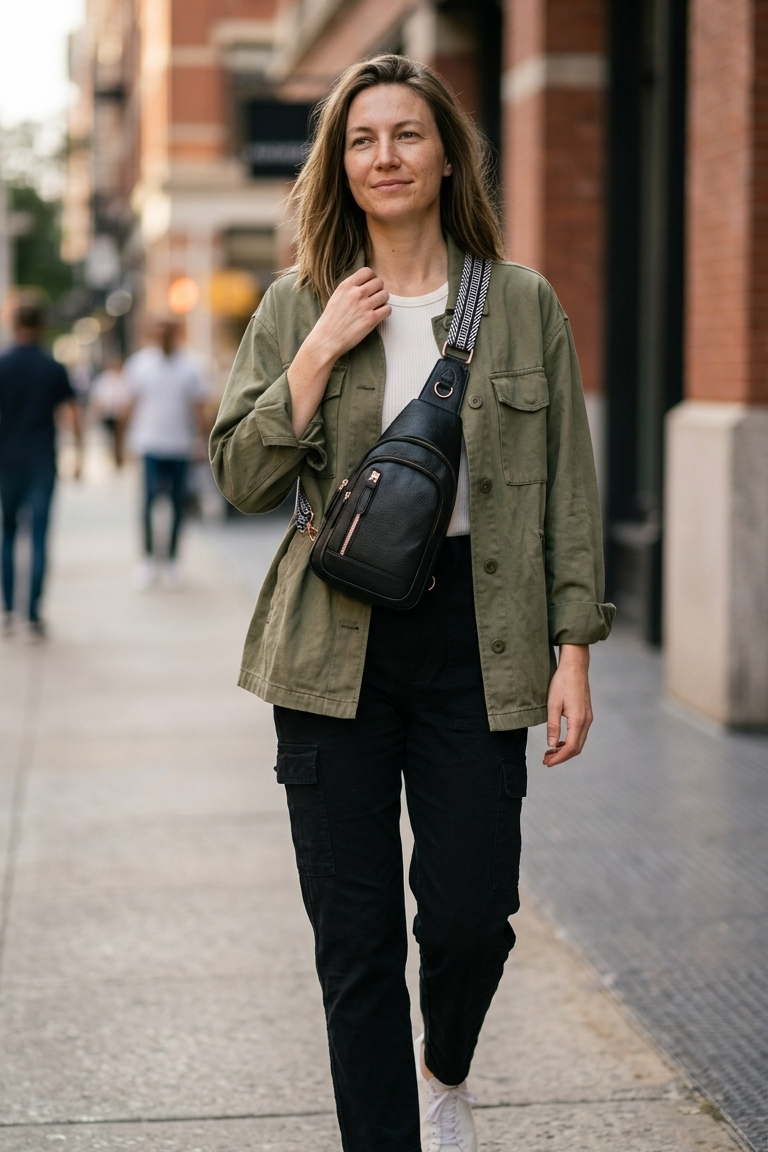 BOHO SLING - The Chicest Two-Tone Chest Bag Around