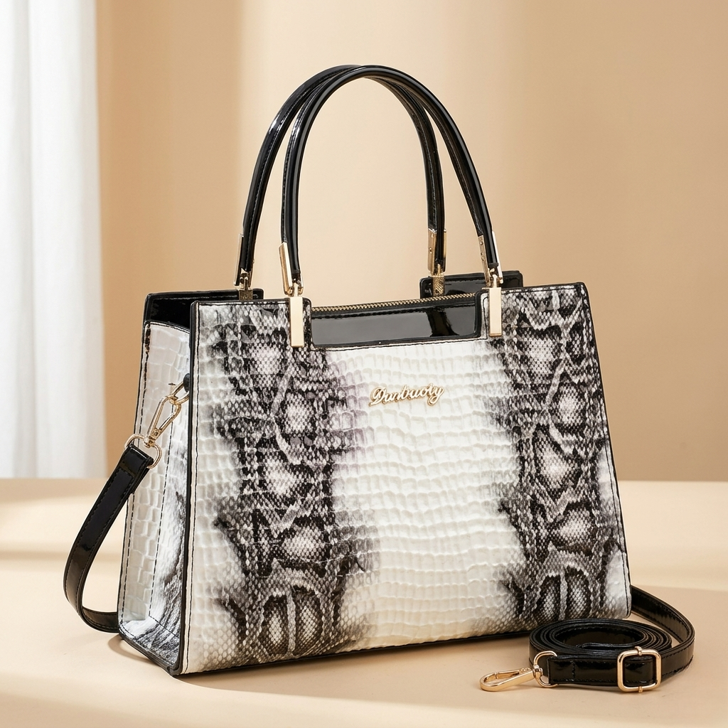 CROXTON — The Chicest Structured Croc Carry Around