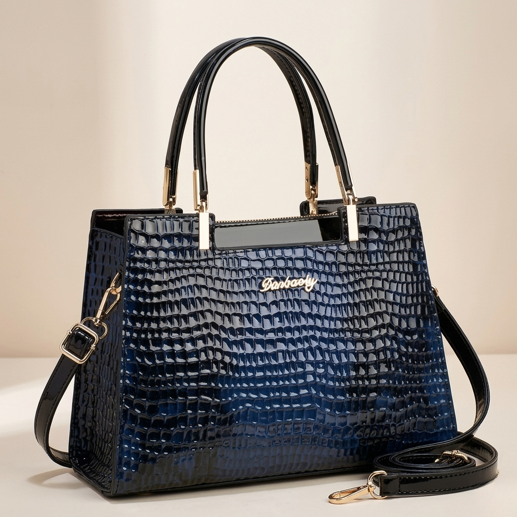CROXTON — The Chicest Structured Croc Carry Around