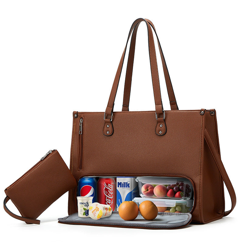 LUNCHLUXE — The Tastiest Leather Tote You'll Carry